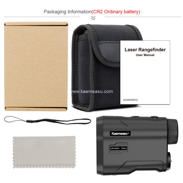 Kaemeasu Golf Range Finder CR2 Battery Model Telescope Flagpole Lock Angle Misura distanza M1000