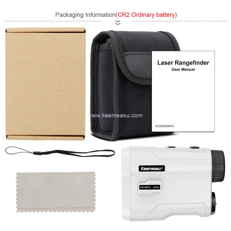 Kaemeasu Golf Range Finder CR2 Battery Model Telescope Flagpole Lock Angle Misura distanza M1000