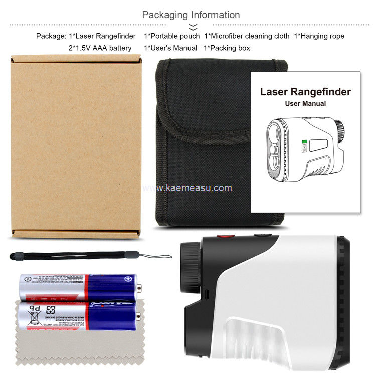 Kaemeasu OEM ODM Caccia Disegni di tiro Finder Range Slope Switch Telescopio a prova d'acqua Golf Rangeinder D1000