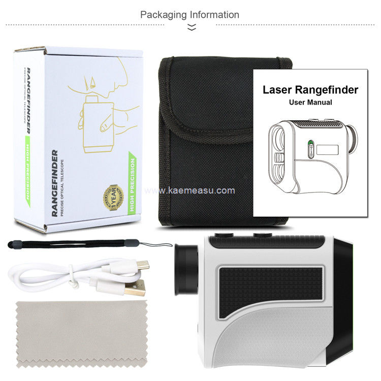 Kaemeasu USB di ricarica Golf rangefinder Alta precisione telescopio ottico LCD Display Laser rangefinder F1000