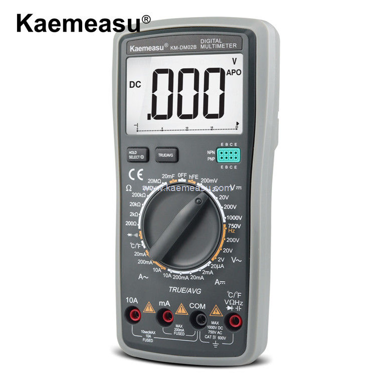 Kaemeasu 02B OEM ODM Multimetri elettrici True RMS Tester di resistenza di corrente Capacità di tensione