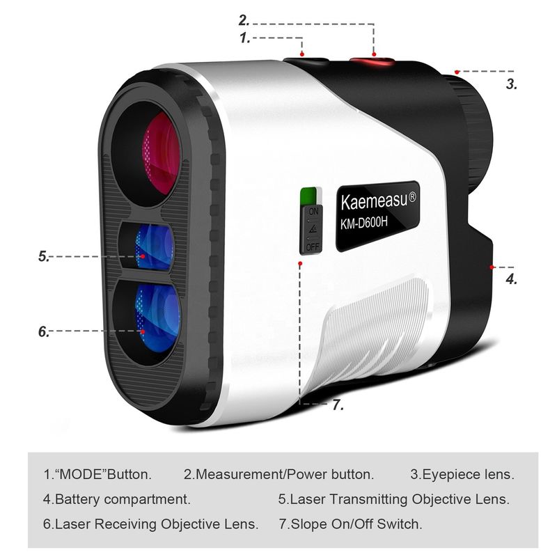 Oem Range Finder Slope Scope Distanza Metro Telescopio Modi multipli Per la caccia rangefinder laser Golf Laser Rangefinder