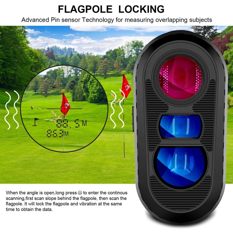 OEM Telescopio Sport all'aperto Laser Rangefinder 450M-1000M Ambito di inclinazione Caccia Tiro Golf Distanza Meter
