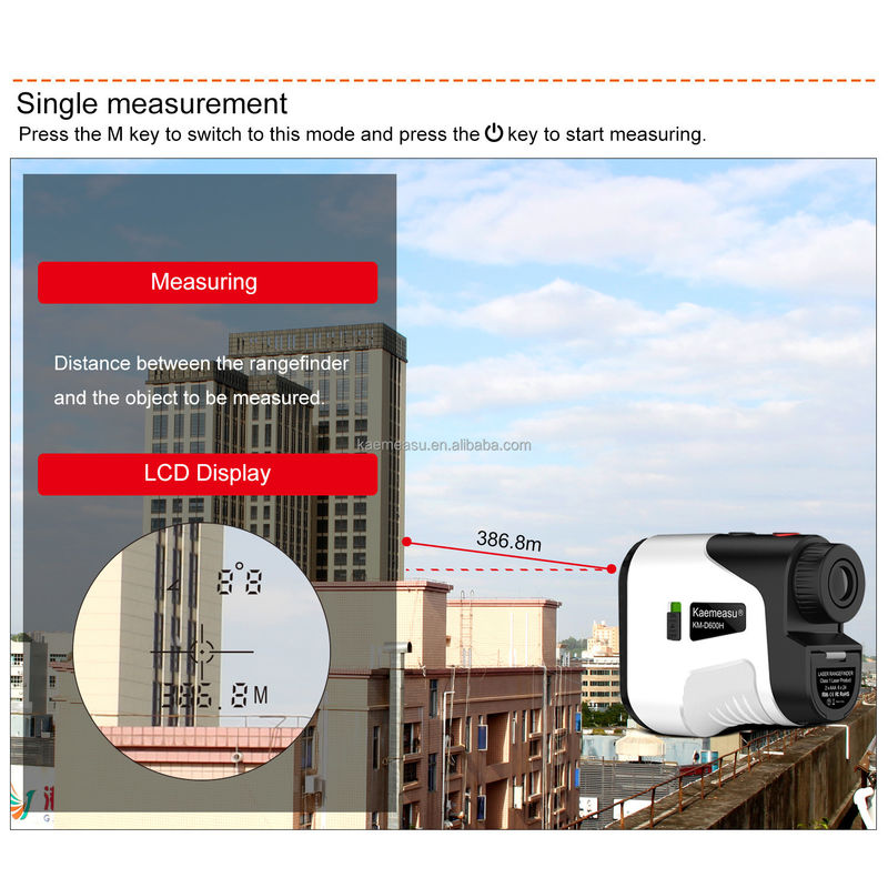OEM Telescopio Sport all'aperto Laser Rangefinder 450M-1000M Ambito di inclinazione Caccia Tiro Golf Distanza Meter