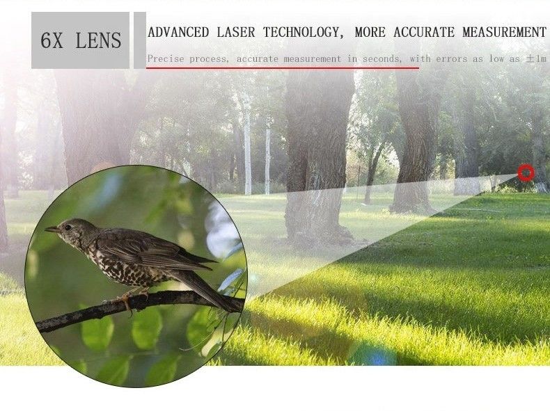 Caccia rangefinder sport all'aperto Distanza laser Metro rangefinder laser golf rangefinder telescopio diastimetro