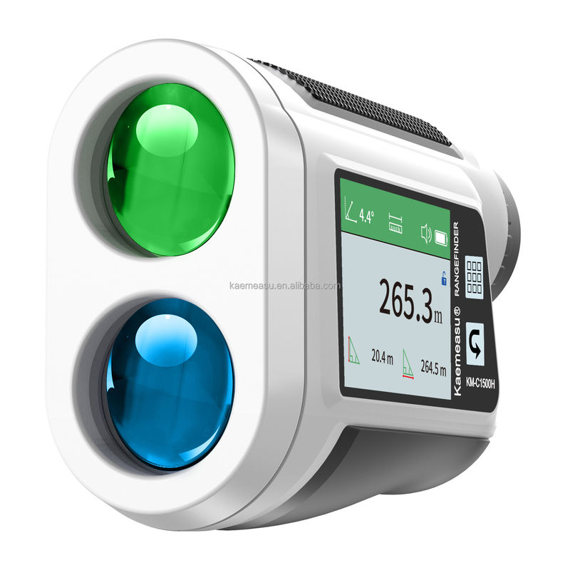 OEM 6x Rangefinder Laser Mounted Range Finder Golf Laser Range Finder Batteria al litio Tipo tocco ricaricabile Color Screen IP54