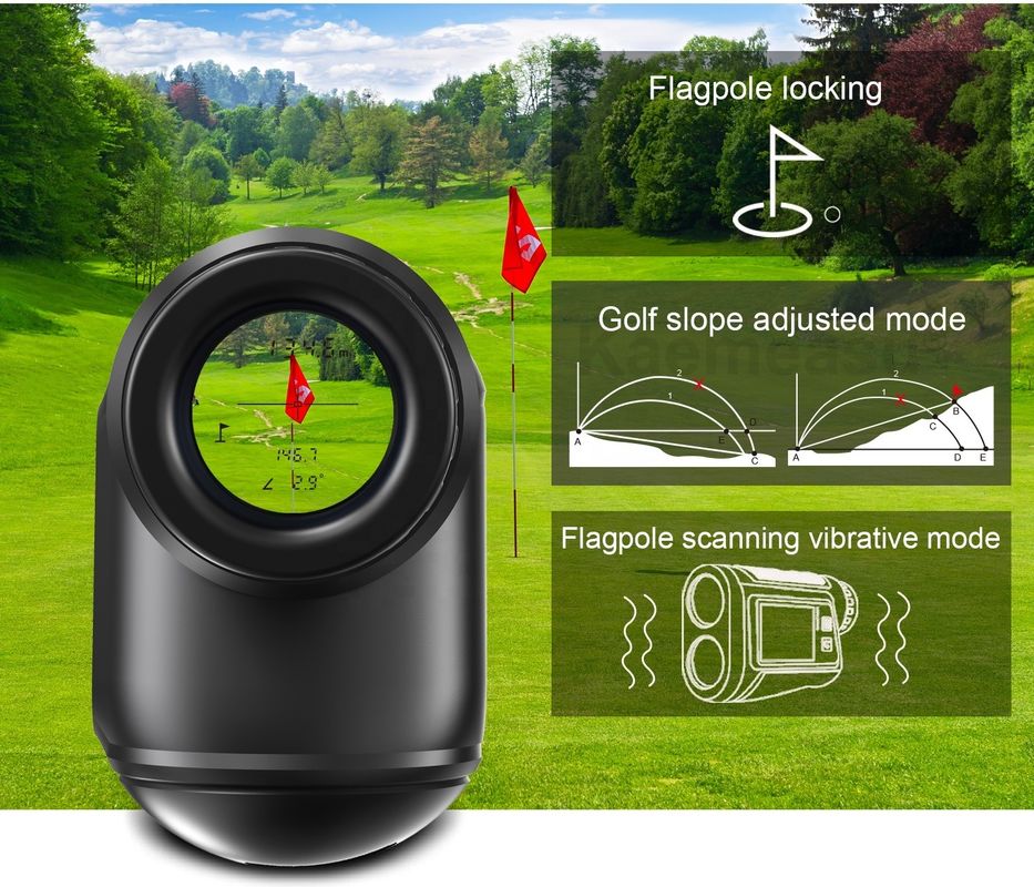 Misuratore di distanza laser mini Golf Laser Rangefinder caccia telescopio dispositivo di misurazione laser 600m