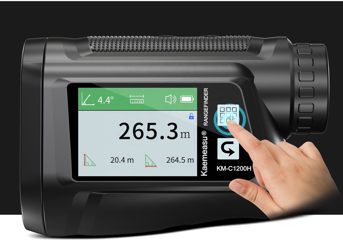Oem Touch Screen Digital Golf Laser Rangefinder Range Finderr Golf Laser Rangefinder Rangefinder per la caccia