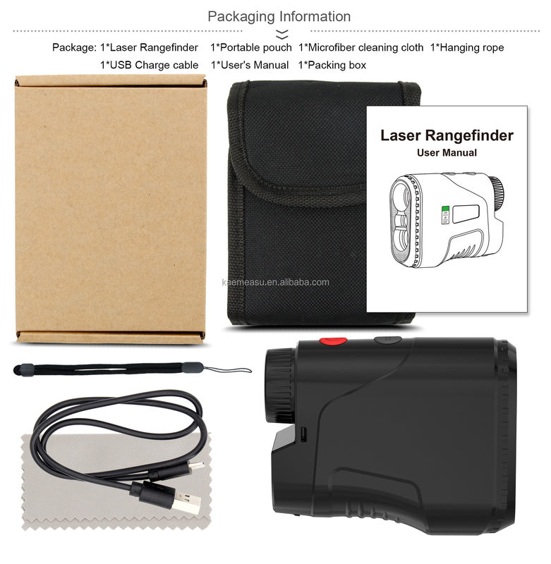 Oem Caccia Range Finder Slope Scope Laser Distance Meter Telescopio Modi multipli Laser rangefinder per la caccia