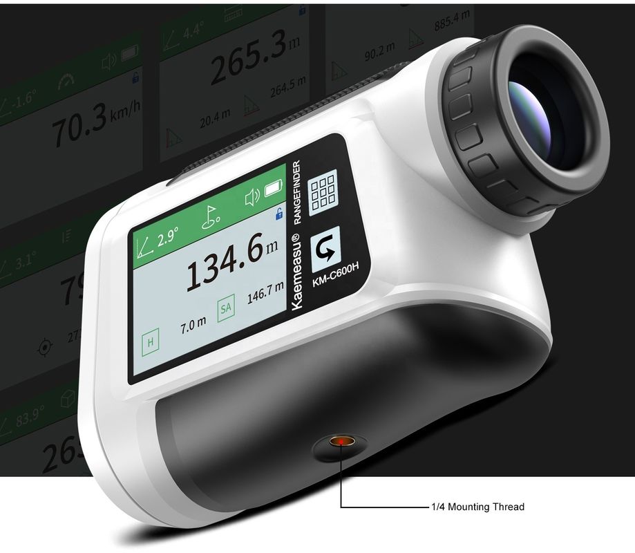 Mini Laser Handheld Rangefinder Strumento di misura della vista Laser Distance Meter Con Smart Touch Screen Display LCD