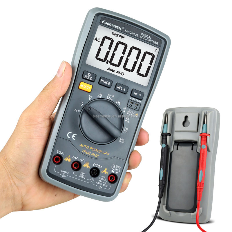 03B Multimetri digitali professionali DC AC Voltaggio Corrente Resistenza vera RMS Diodo LED Test Automazione di gamma Universal Meter