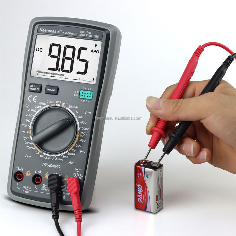 OEM ODM Multimetri elettrici T-RMS Test di tensione, corrente, resistenza, capacità Tester multimetro digitale intelligente