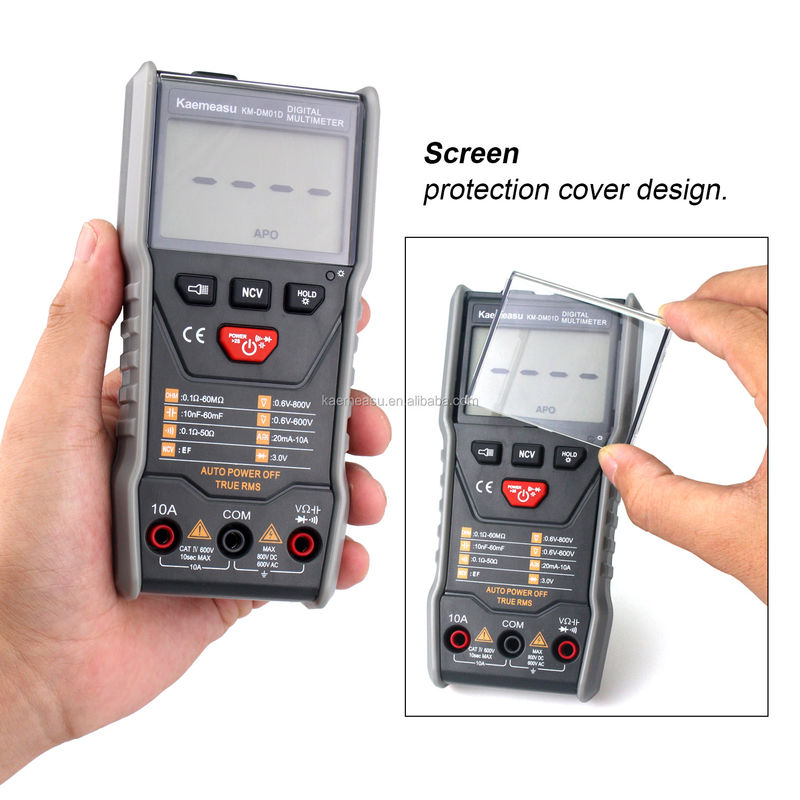 OEM ODM Smart Multimeter 6000 Conti Elettrista Panca Multimetro Mini portatile Ture RMS Square Wave Output Multimetri digitali