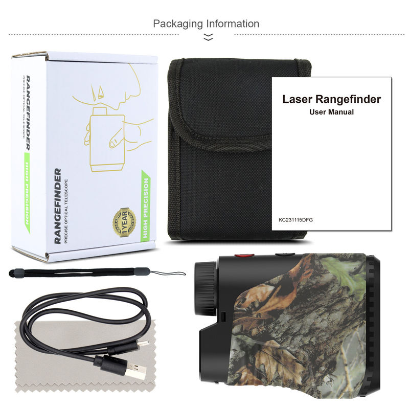 Oem Caccia Range Finder Slope Scope Laser Distance Meter Telescopio Modi multipli Laser rangefinder per la caccia
