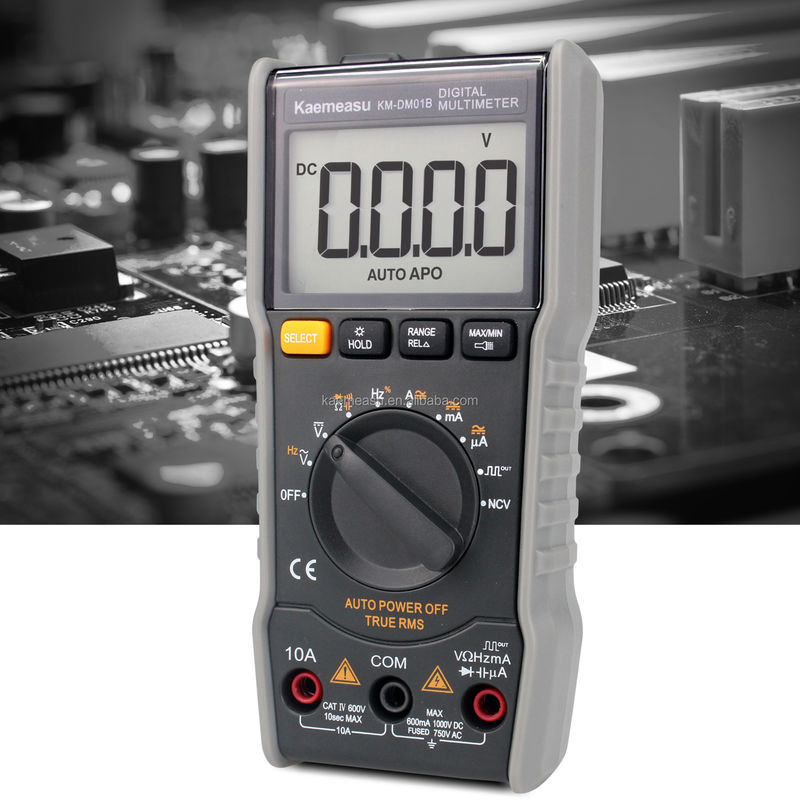 01B Multitester elettrico Misuratore di tensione e corrente Multimetro industriale Mini portatile Multimetri per auto digitali intelligenti