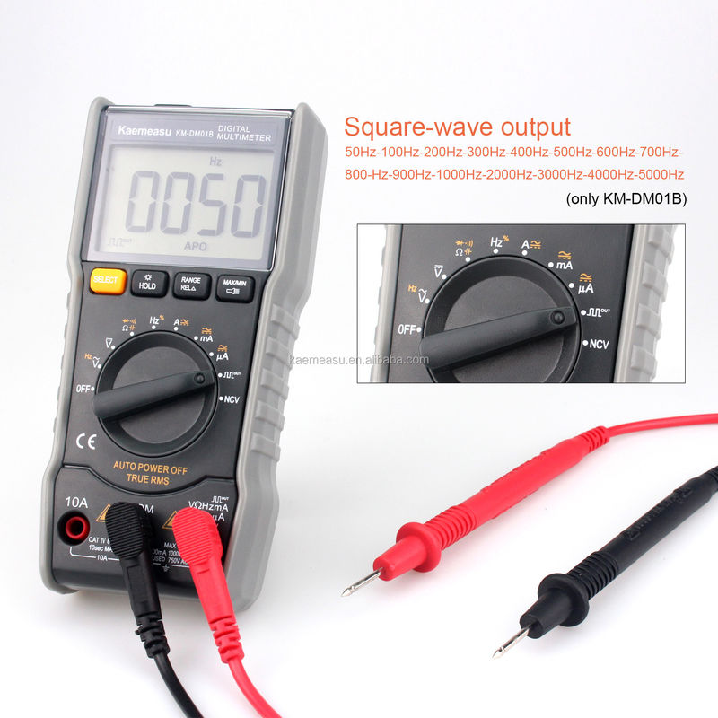 01B Multitester elettrico Misuratore di tensione e corrente Multimetro industriale Mini portatile Multimetri per auto digitali intelligenti