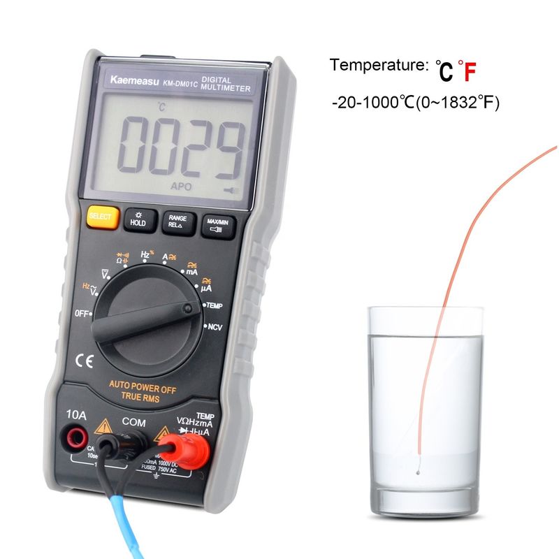 OEM ODM Multi tester digitale T-rms multimetro elettronico Ncv Ohm Hz Tester avometer Mini multimetro portatile in vendita