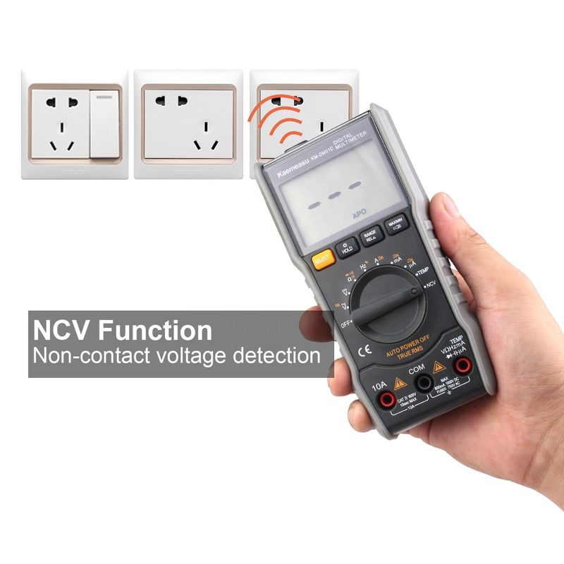 OEM ODM Multi tester digitale T-rms multimetro elettronico Ncv Ohm Hz Tester avometer Mini multimetro portatile in vendita