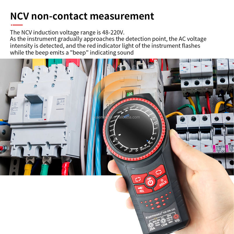 Auto Range Voltage Meters NCV TRMS Diode Test Current Resistance Tester Clamp Meters Multimetro Multimetri digitali intelligenti