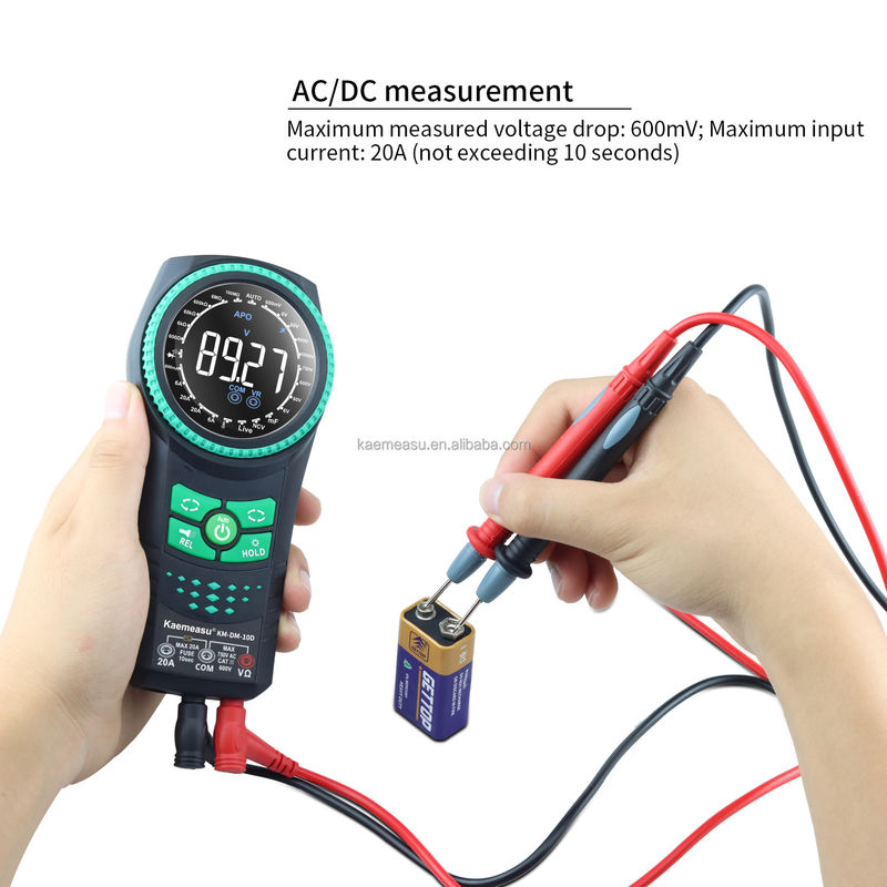 Auto Range Voltage Meters NCV TRMS Diode Test Current Resistance Tester Clamp Meters Multimetro Multimetri digitali intelligenti