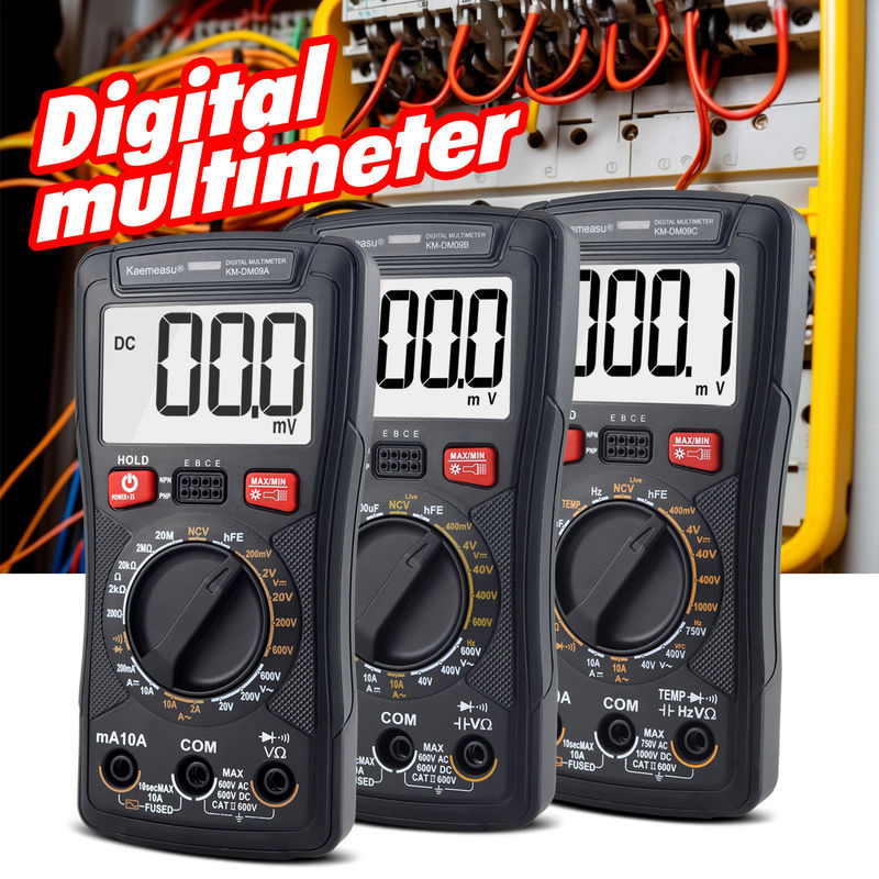 Multimetro di corrente e tensione personalizzare misurazione NCV professionale senza contatto multimetro intelligente schermo LCD multimetri digitali
