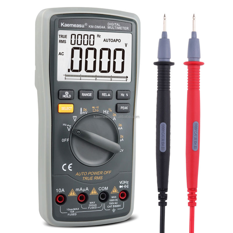 04A Clamp Meter AC DC Digital Voltmeter Diode Continuity Test Voltage Meter Multimetro Multimetro Digitali Intelligenti