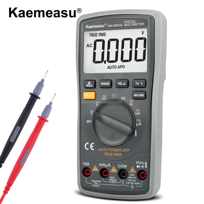 Multimetri digitali Autorevoltamento 1000V True RMS LED Diode Test Multimetro Smart Multimeter