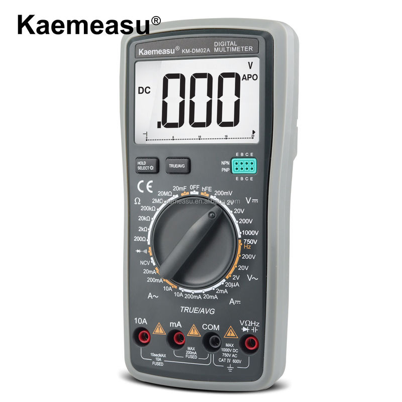 1000V Voltometri Multimetro Elettricista Professionista Dattery Voltometro Tester Resistor Smart Multimetro Digitale