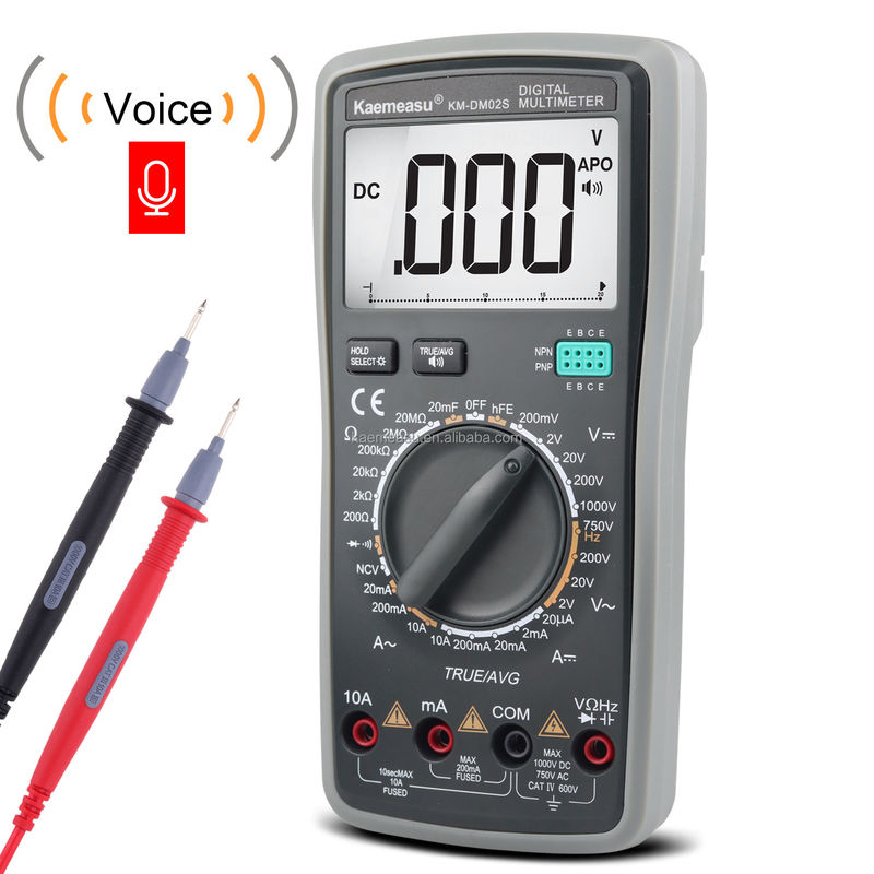 1000V Voltometri Multimetro Elettricista Professionista Dattery Voltometro Tester Resistor Smart Multimetro Digitale