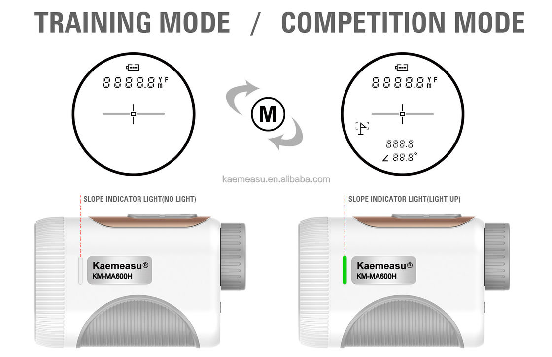1200m OEM Golf Range Finder Slope Scope Laser Distance Meter Telescopio Golf Laser Rangefinder