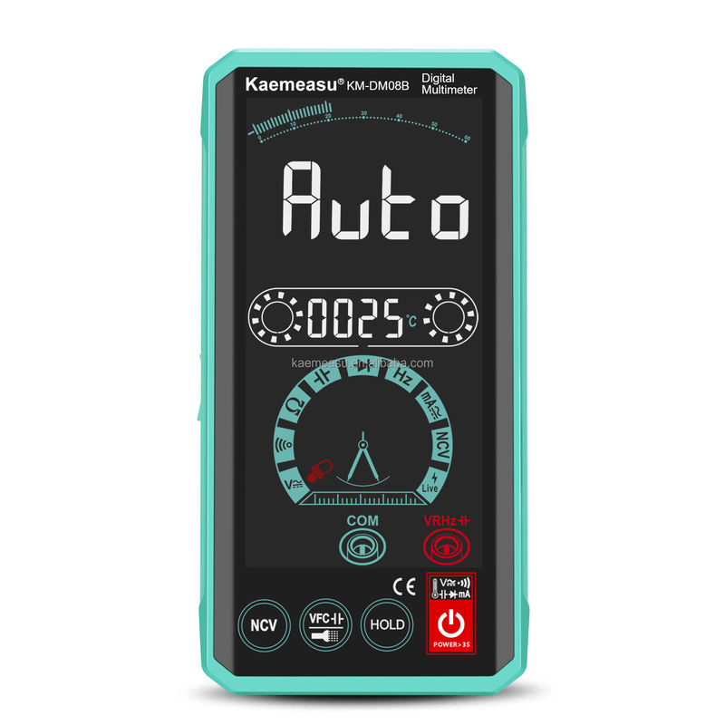 Multimetri intelligenti di interazione tra uomo e macchina LCD display a colori Tester di tensione ricaricabile Multimetro digitale intelligente