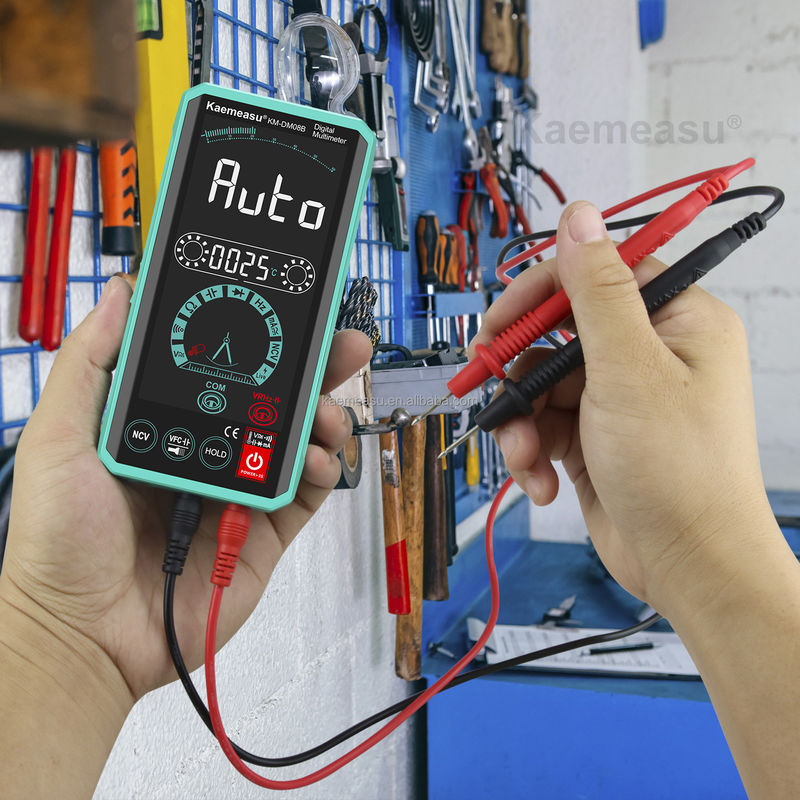 Multimetri intelligenti di interazione tra uomo e macchina LCD display a colori Tester di tensione ricaricabile Multimetro digitale intelligente