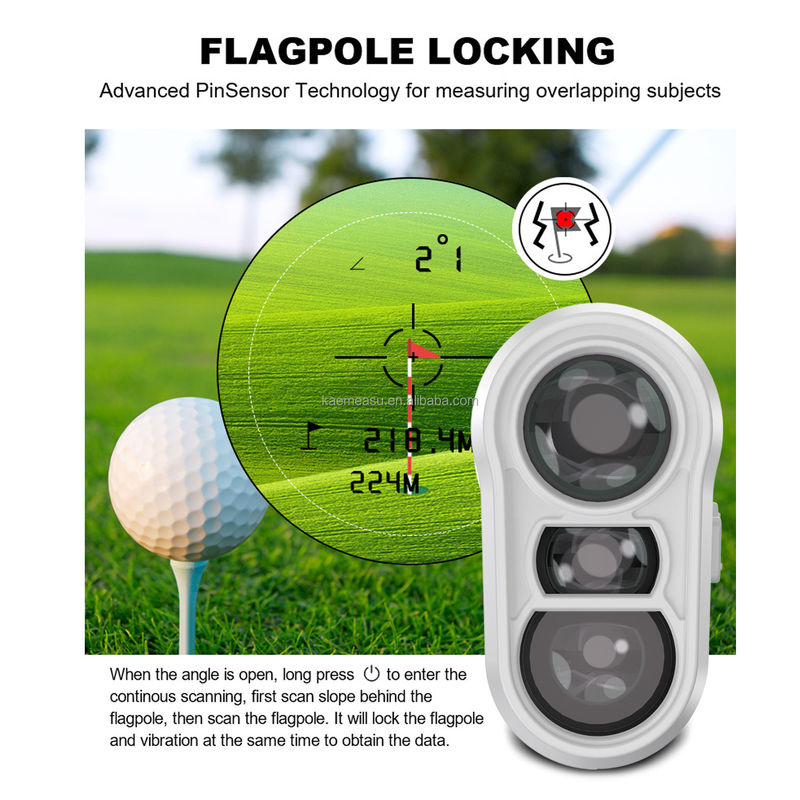 650Yd Golf Laser Rangefinder Strumenti di misura Laser Distance Meter Binocoli Golf Rangefinder Telescopio