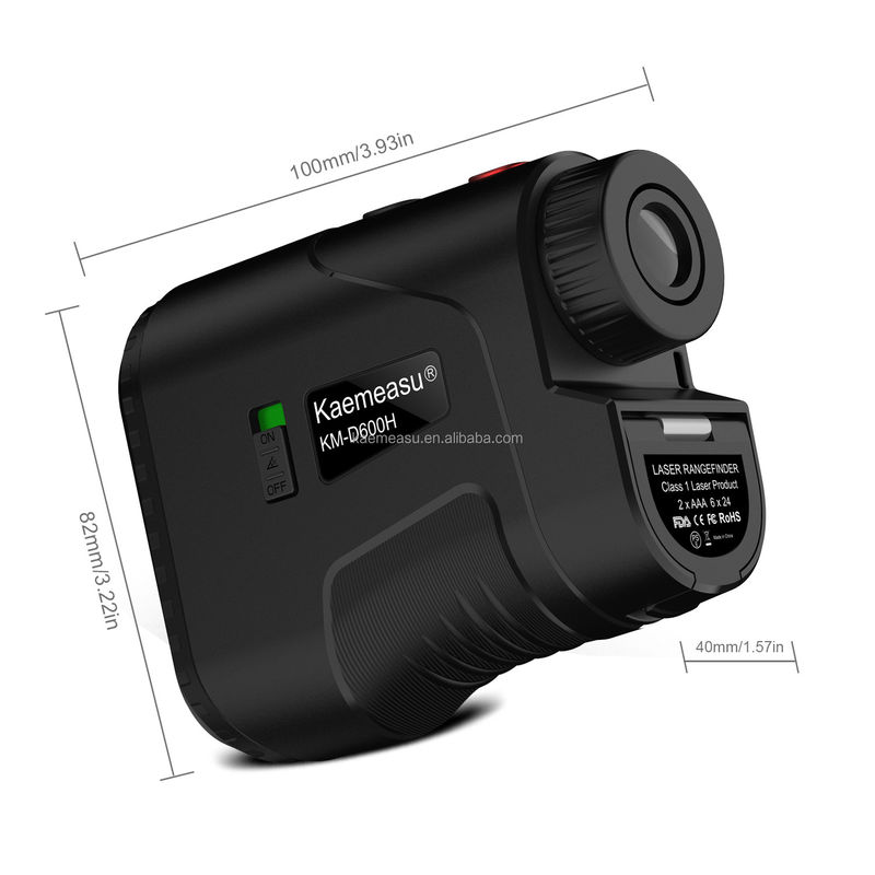 500Yd Digital Laser Rangefinder per la ricerca di golf e la misurazione di lunghe distanze