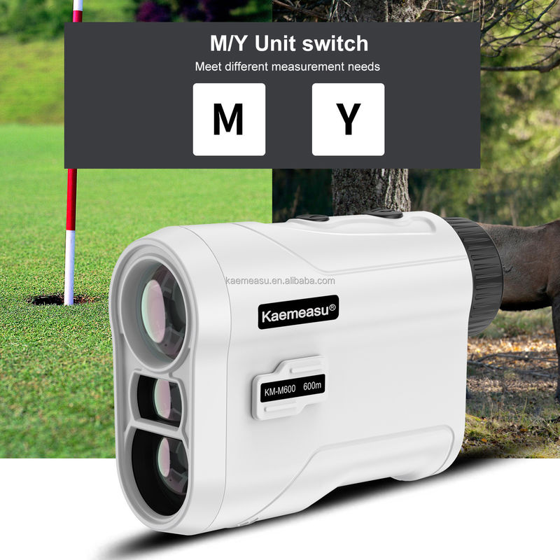 1000m Laser Range Finder Scala di inclinazione Passante di bandiera Serratura di palo Distanza ricaricabile Misuratore Sport all'aperto Laser Golf Rangefinder Telescopio