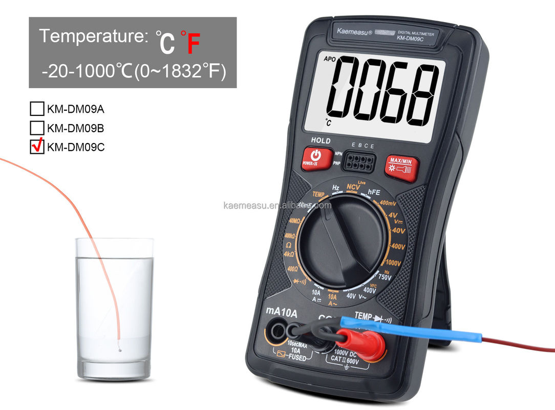 Multimetro a pinza digitale personalizzabile per la riparazione di telefoni cellulari portatile e compatto 142*72*35mm