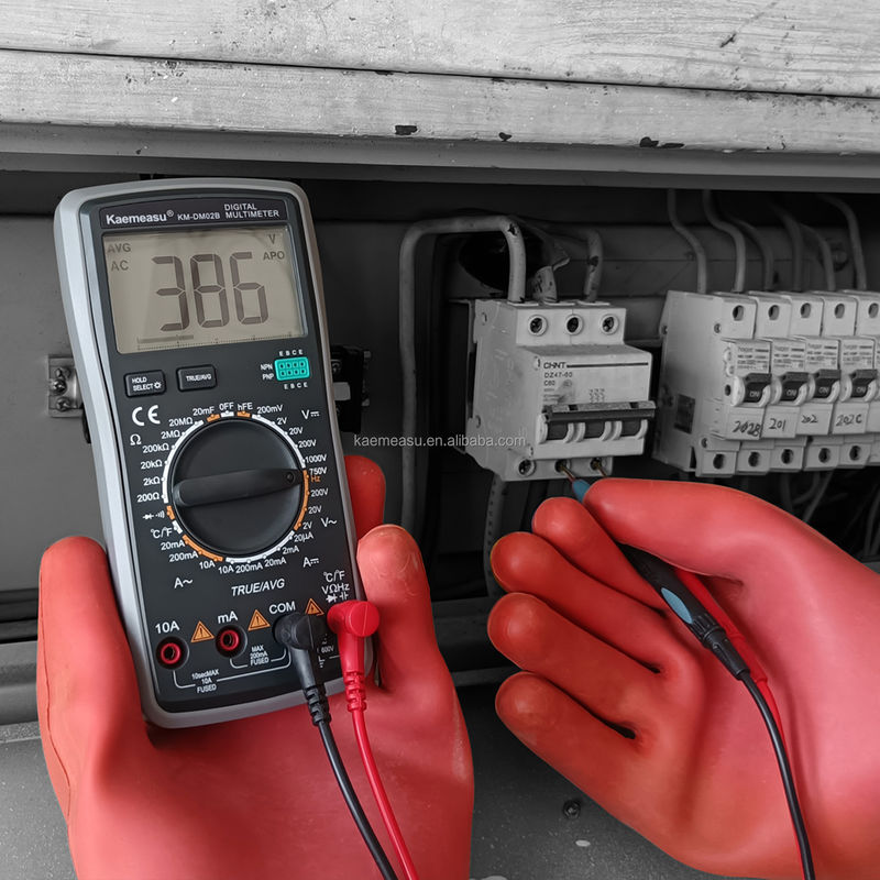 Testatore di tensione CA multi-metrico intelligente per misurare la gamma di capacità 20nF/200nF/2uF/20uF/200uF/2000uF e Max. corrente CA 10A