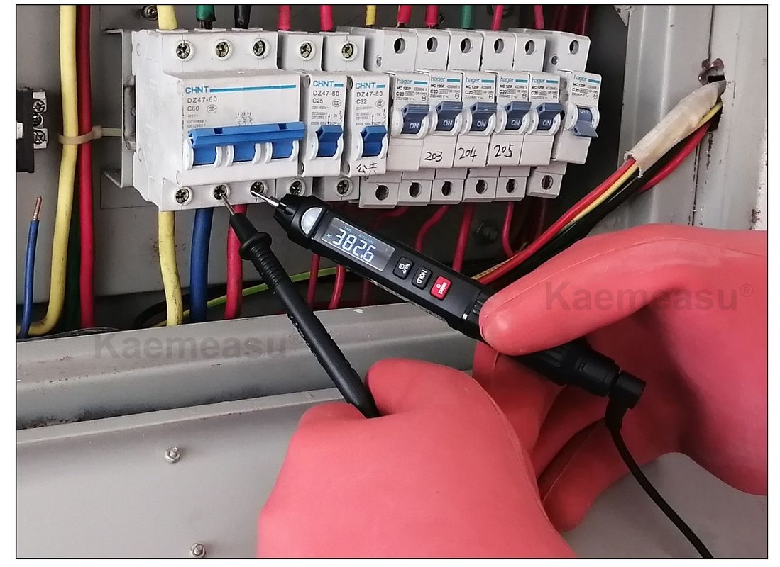 Modello popolare Mini Pen Multimetro Digitale con Tester Multimetro di rilevamento di tensione non a contatto Live/NCV/Sequenza