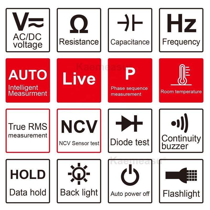 Oem Factory Direct Pen Digital Multimeter True Rms Digital Meter Non Contact Voltage Detection Multimeter Tester