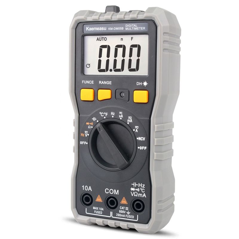 Mini Multimetro Digitale DC/AC Ammeter di tensione corrente Ohm Temperatura T-rms Alta precisione Multimetro Digitale elettricista