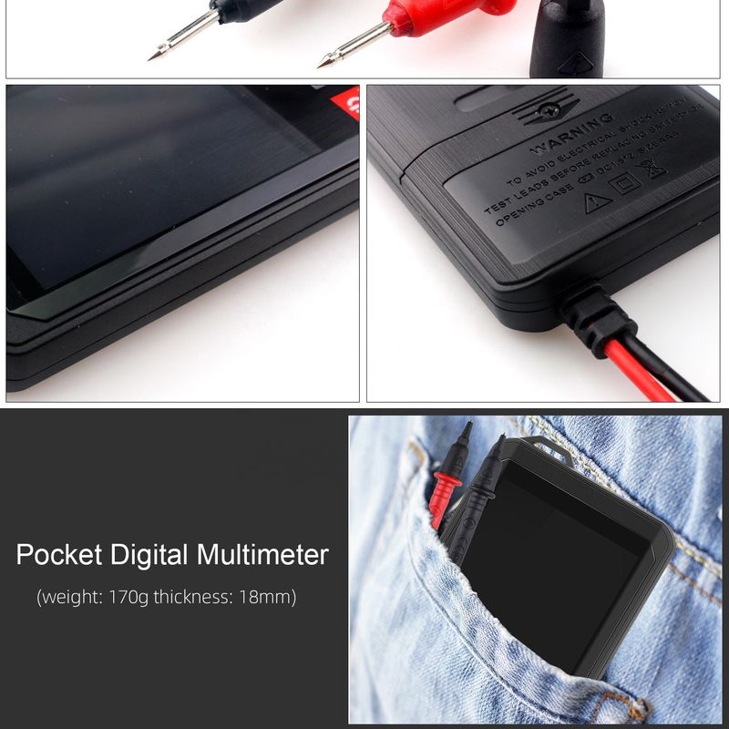 EBTN Display Touch Digital Multimeter 6000 Count Digital Multimetro Ncv Funzione Neutrale Test del filo in diretta Multimetro digitale