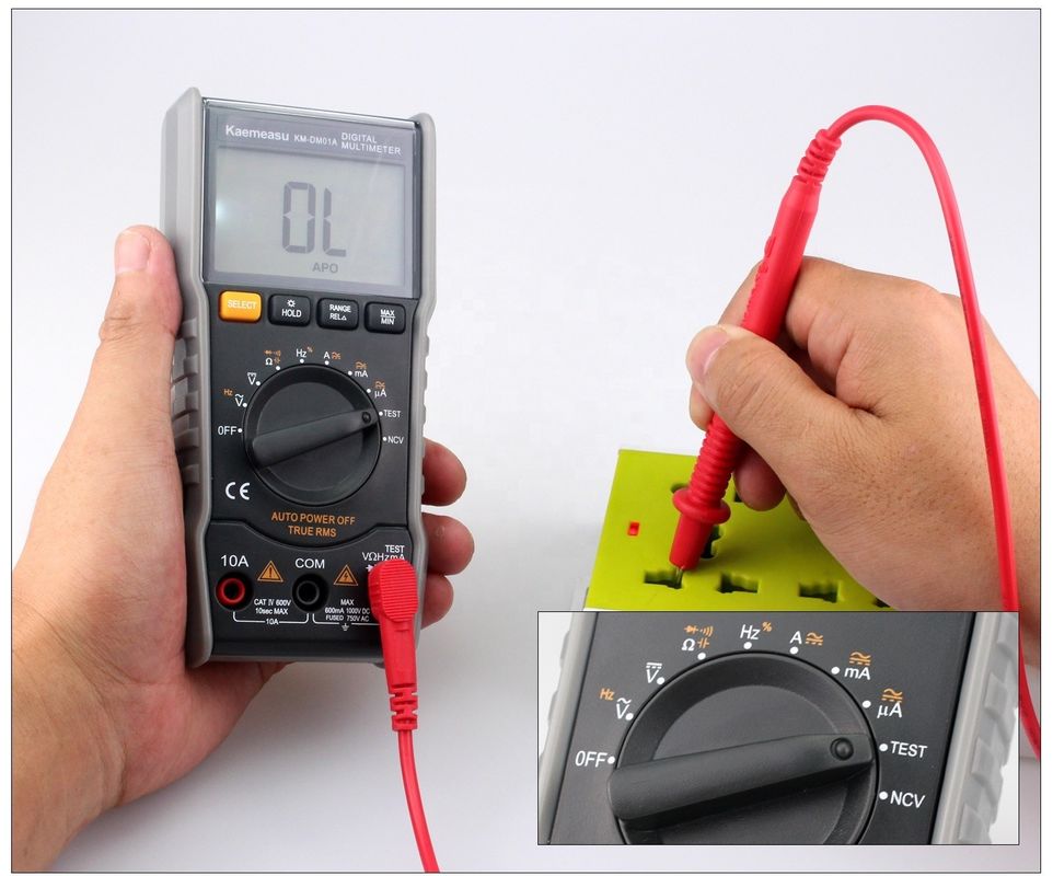 Mini portabile NCV True RMS Live Wire/Nothing wire Misurazione autonomia Pocket Digital Multimeters