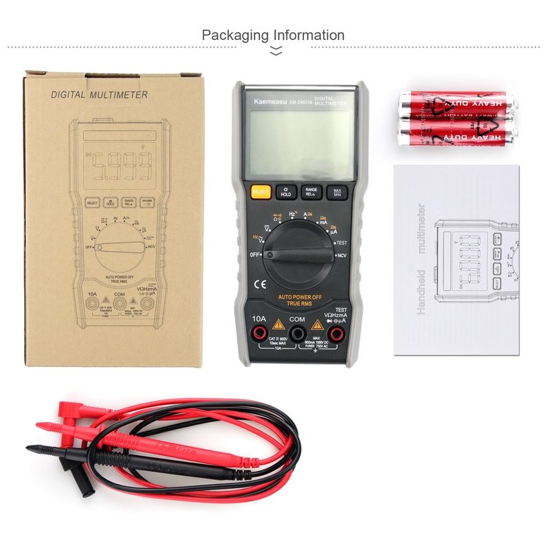 Mini portabile NCV True RMS Live Wire/Nothing wire Misurazione autonomia Pocket Digital Multimeters