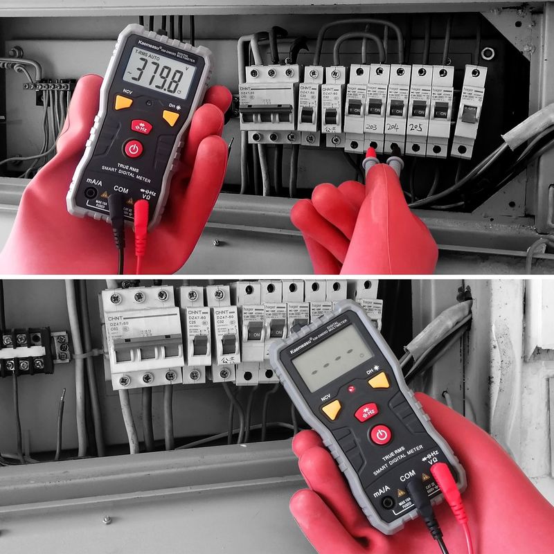 Multimetro digitale di tasca DC/AC multifunzionale ad alta precisione Capacità Ncv Ohm Hz Tester Auto Range Multimetro digitale
