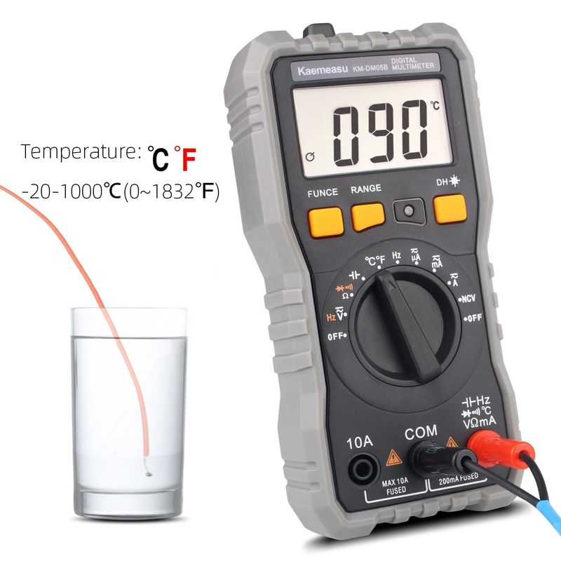 Auto Range Display LCD Multi Tester elettrico T-rms NCV Car Measure Bench Multimetri digitali con sonda