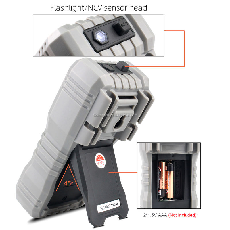 Mini multimetro CC AC Voltaggio Corrente Ohm Temperatura T-rms Teste Alta precisione Smart Elettricista Multimetri digitali Prezzo