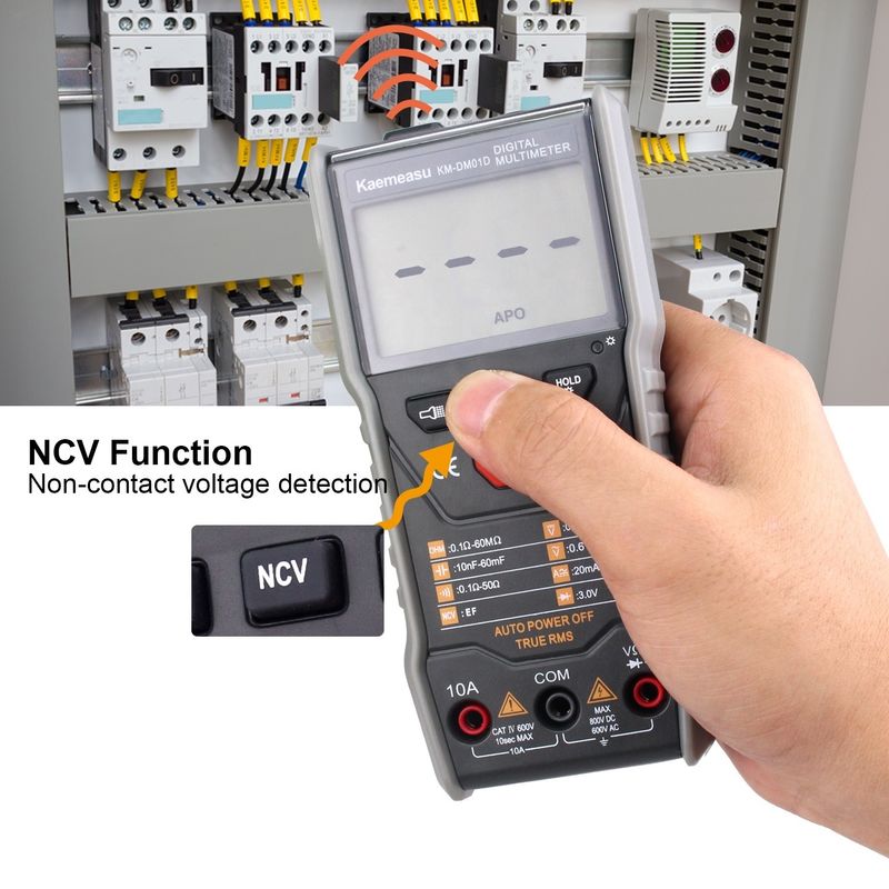 Auto Range Smart Measurement elettricista 6000 conteggi banco Multimetri digitali con funzione Ncv T-rms