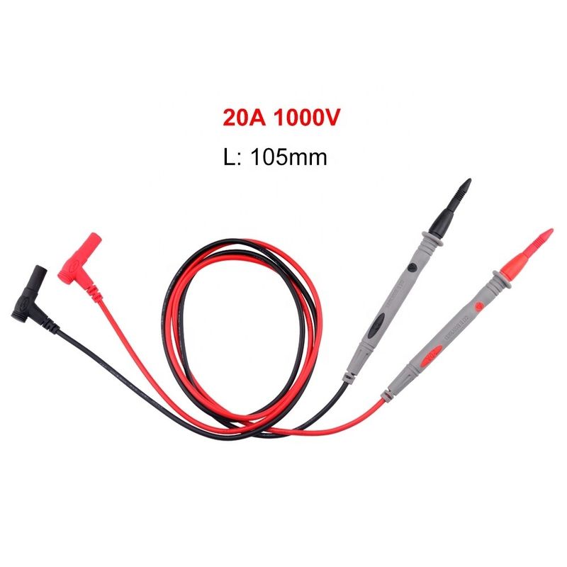 Sonde di prova multimetrica Leads Banana Plug Sonde multimetriche digitali Sonde di prova elettrica 20A 1000V Cavi di strumentazione