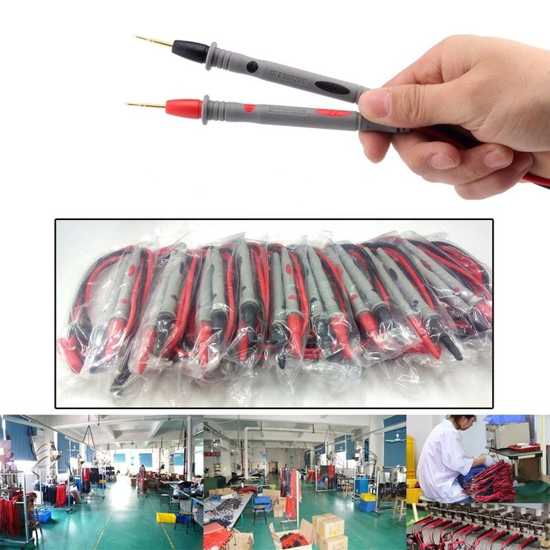 Sonde di prova multimetrica Leads Banana Plug Sonde multimetriche digitali Sonde di prova elettrica 20A 1000V Cavi di strumentazione