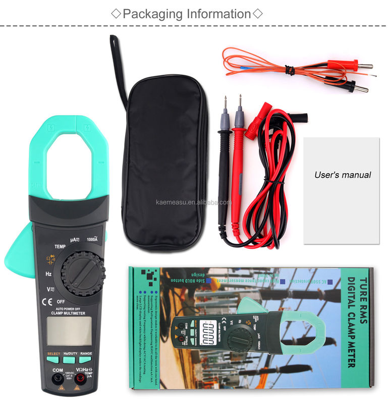 6000 Conti Multimetro di corrente Ac Dc Aneng Voltage Meters Clamp Multimeter Digital Clamp Meters
